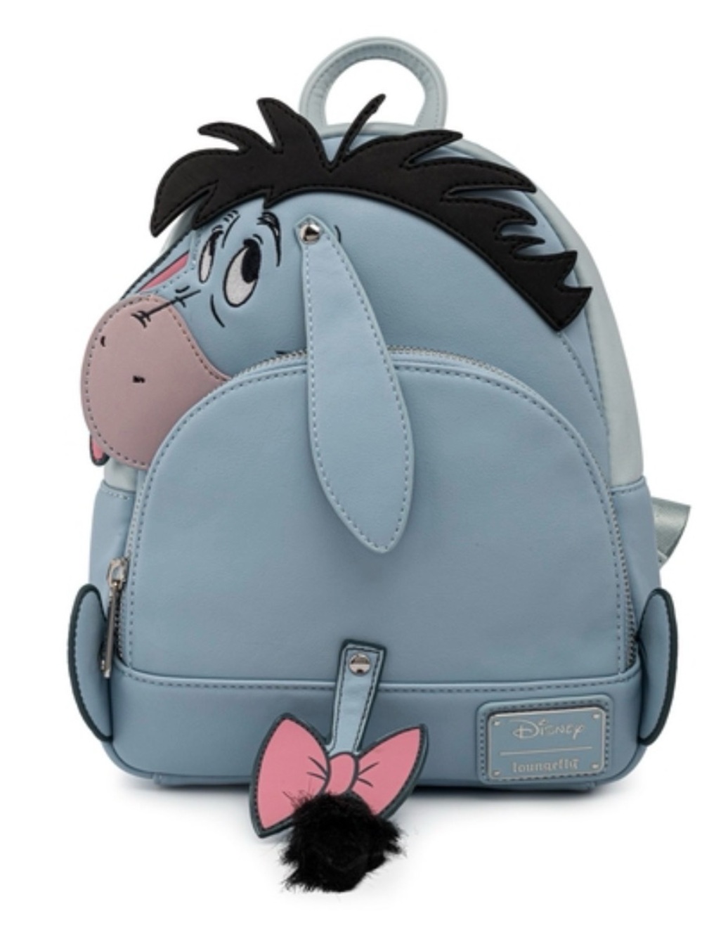 Loungefly Disney Eeyore Light Blue and Pink Mini Backpack